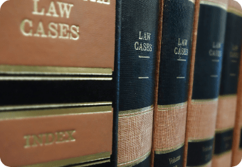 Book of law cases